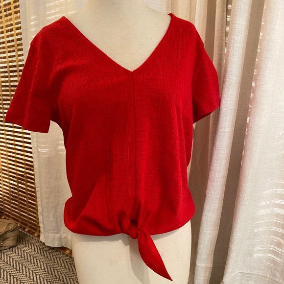 J. Crew Tops - J.Crew Red Top